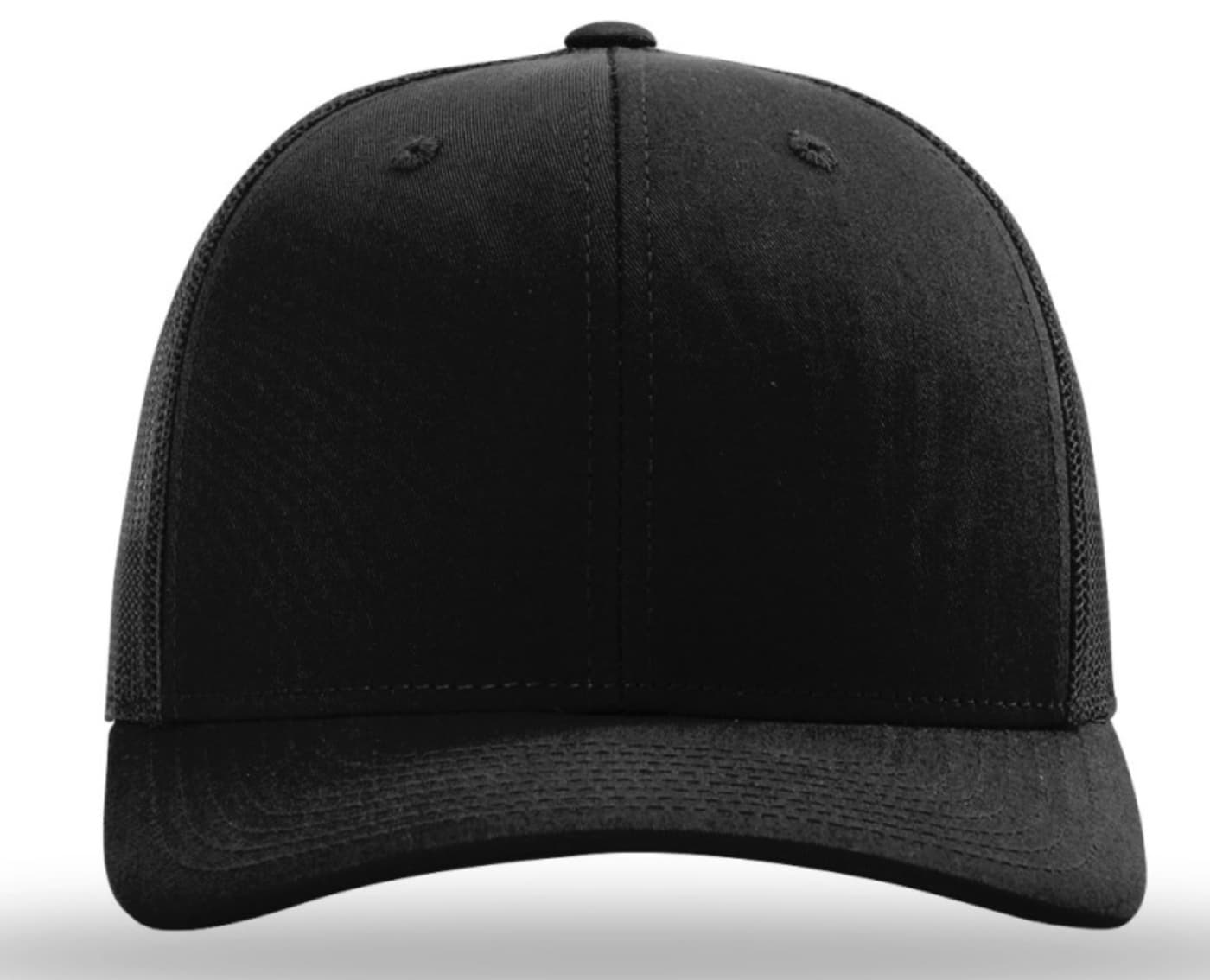 Black / Black blank hat